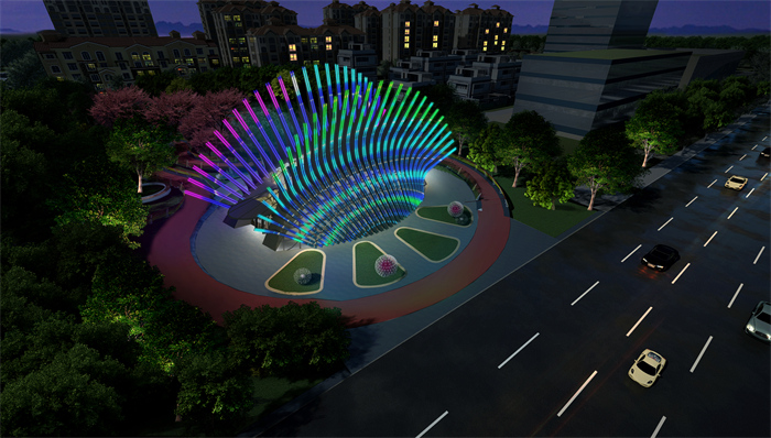 城市景觀照明新項目是一門適用造型藝術